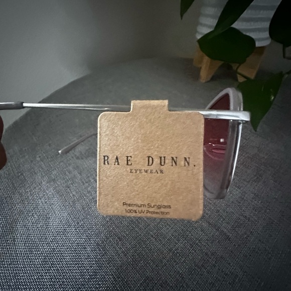 RAE DUNN Sunglasses | Nina| Matte Silver/Glossy Taupe Frame | Rose Lens - Picture 3 of 6